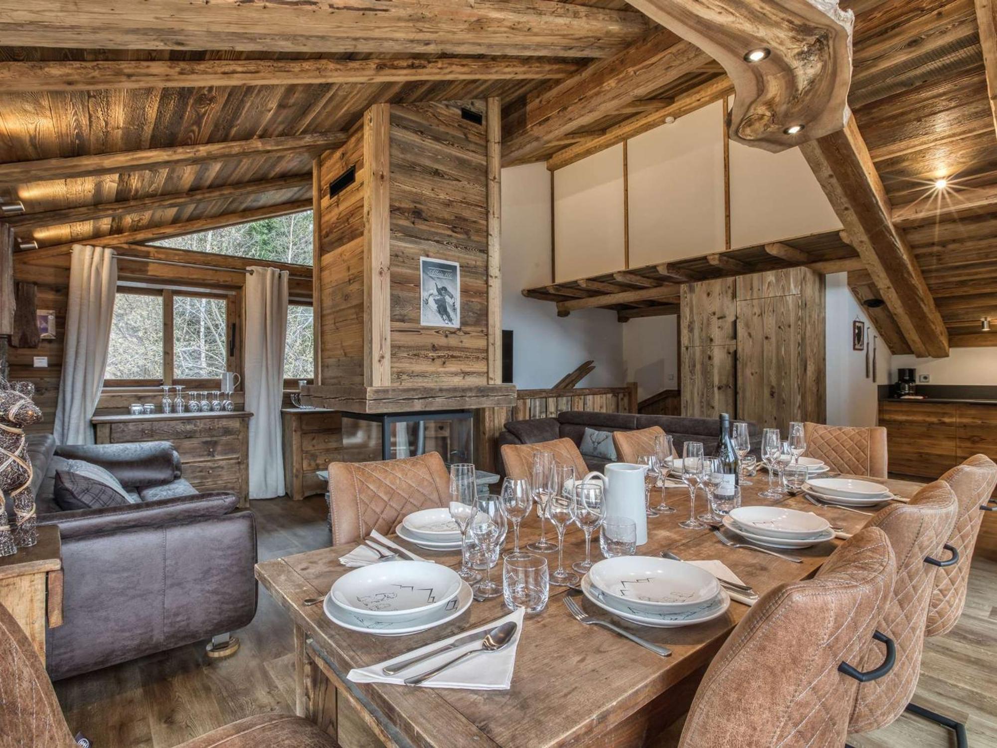 Chalet Spacieux Pres Des Pistes Avec Cheminee Et Wifi, Courchevel - Fr-1-631-224 Villa Kültér fotó