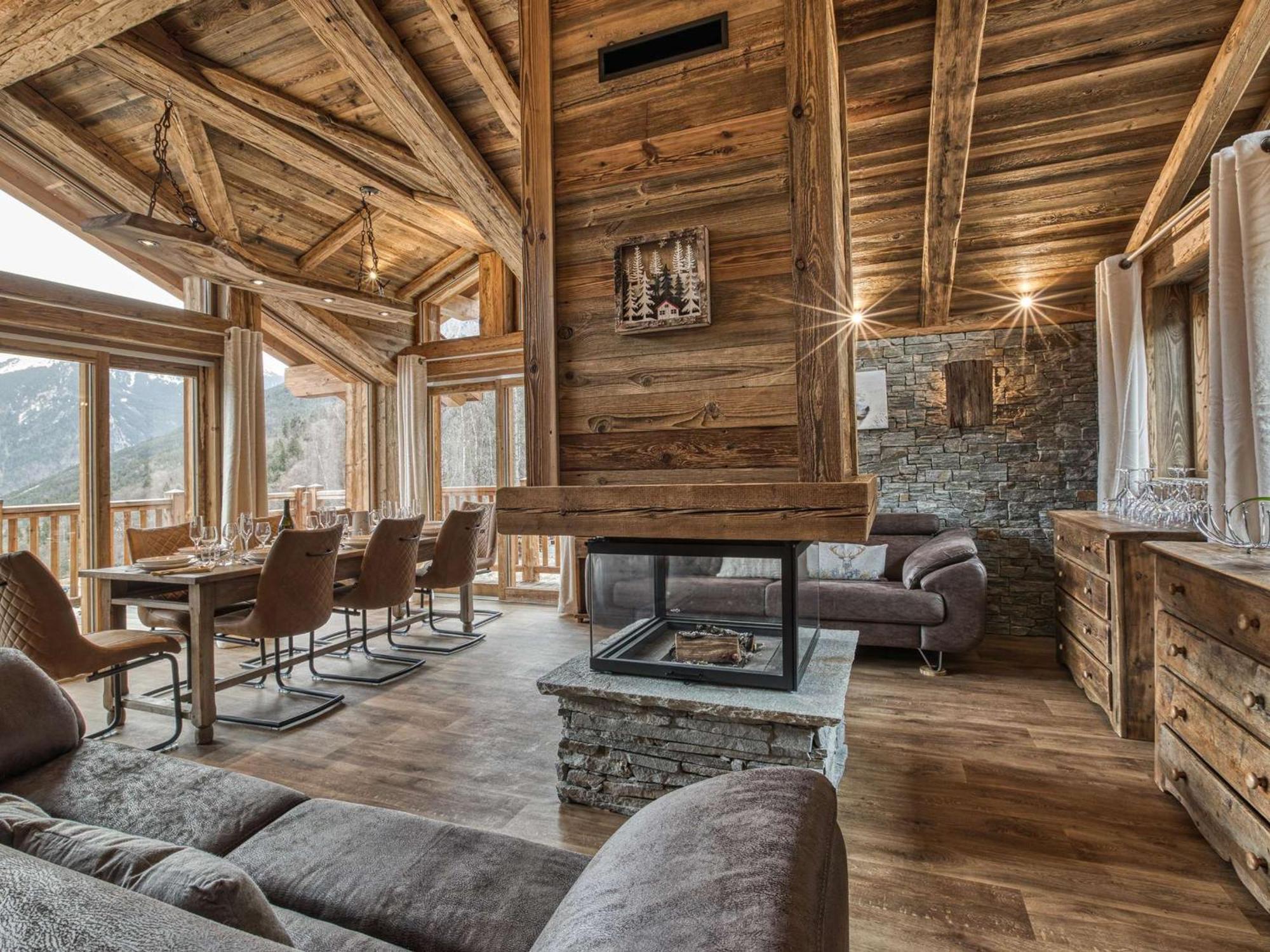 Chalet Spacieux Pres Des Pistes Avec Cheminee Et Wifi, Courchevel - Fr-1-631-224 Villa Kültér fotó